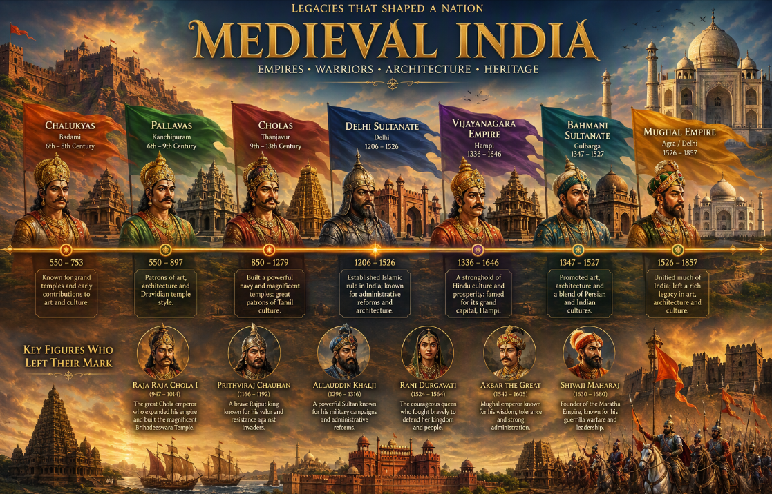 Medieval History UPSC Notes: Key Topics for 2026 Exam