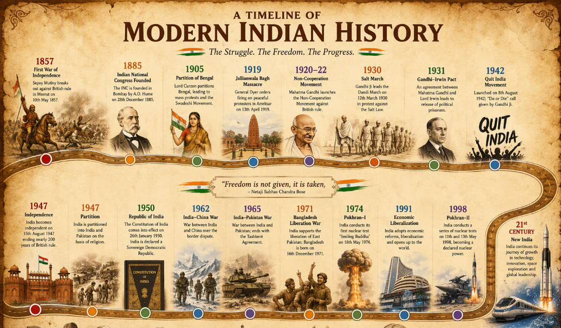 Timeline of Modern History UPSC: A Study Guide for Success