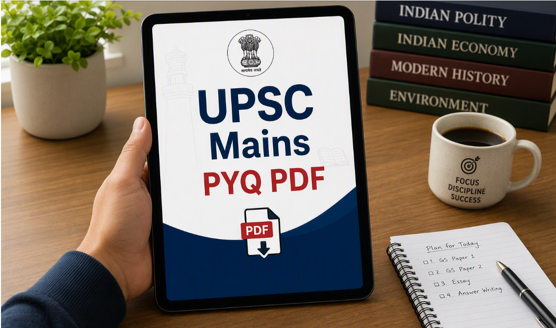Download UPSC Mains Paper PDF: Previous Year Questions