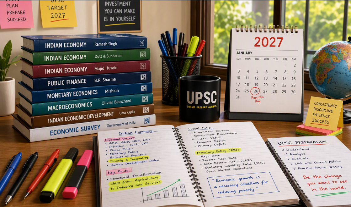 Key Economy Important Topics for UPSC Prelims 2027